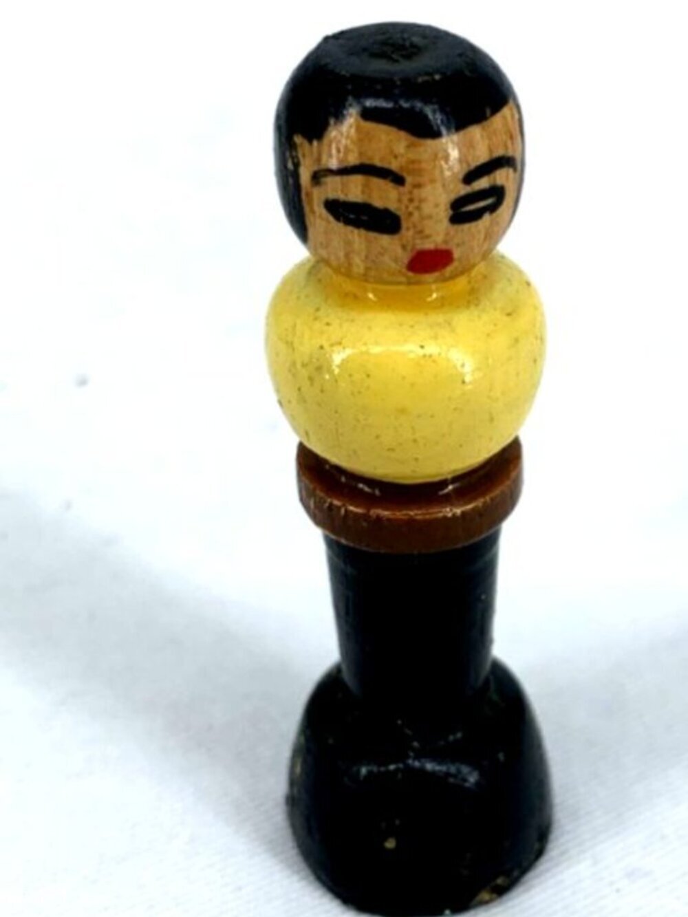 Mini Kokeshi Doll Japanese Wooden Hand Painted Small Traditional 2.5"
